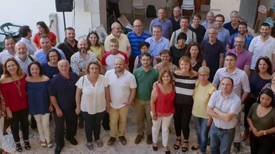 Representantes de los municipios y mancomunidades del Fons, el pasado miércoles con motivo de la asamblea celebrada en Ontinyent.