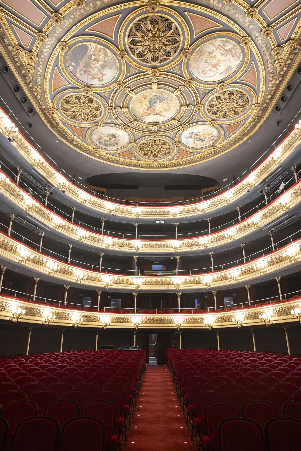 Interior del Teatro Principal de Zaragoza