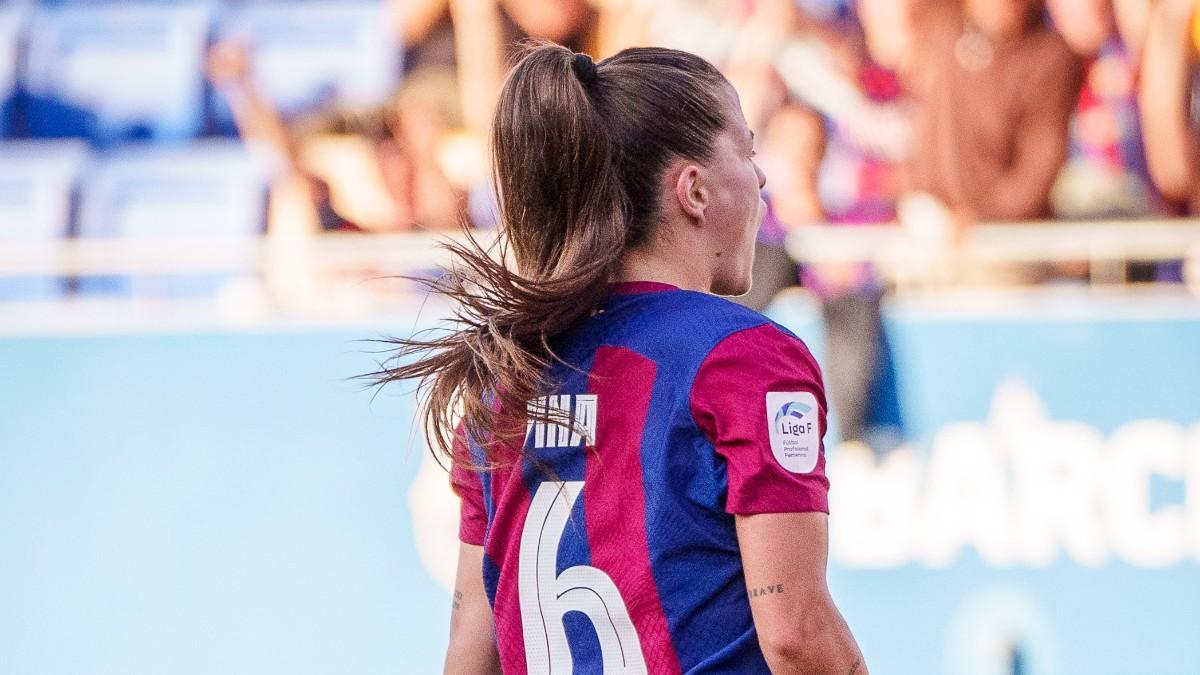 Claudia Pina marcó el 1-0 contra el Villarreal