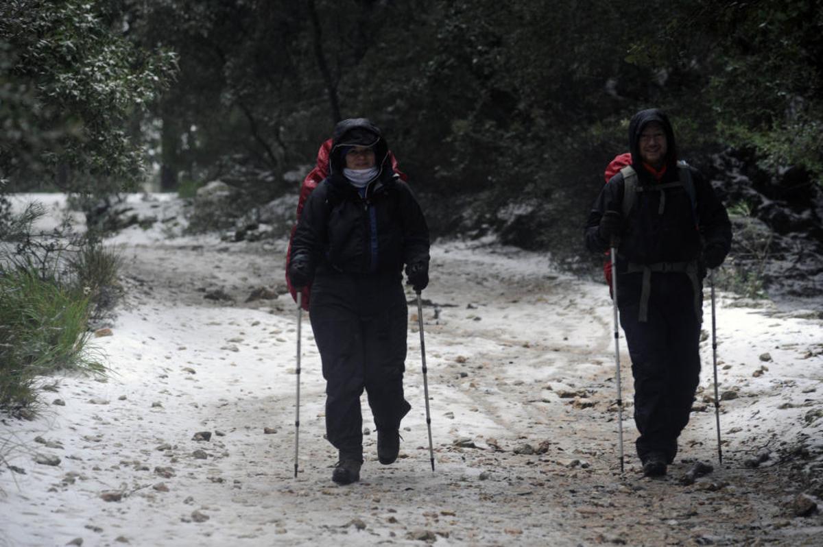 Se cumplen 14 años de la gran nevada en Mallorca de febrero de 2012, la segunda más importante de la historia