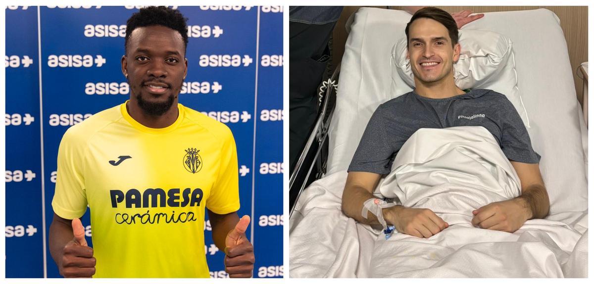 Bertrand Traoré (i) está listo para 'debutar' y Denis Suárez (d) se pierde el resto de temporada con el Villarreal.