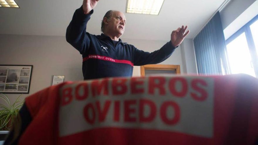 José Manuel Torres en el cuartel del Rubín durante una entrevista concedida a LA NUEVA ESPAÑA.