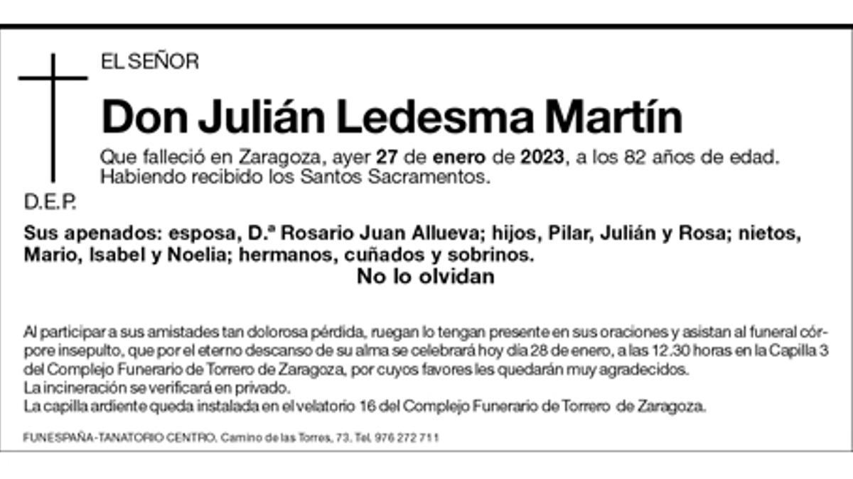 Julián Ledesma Martín