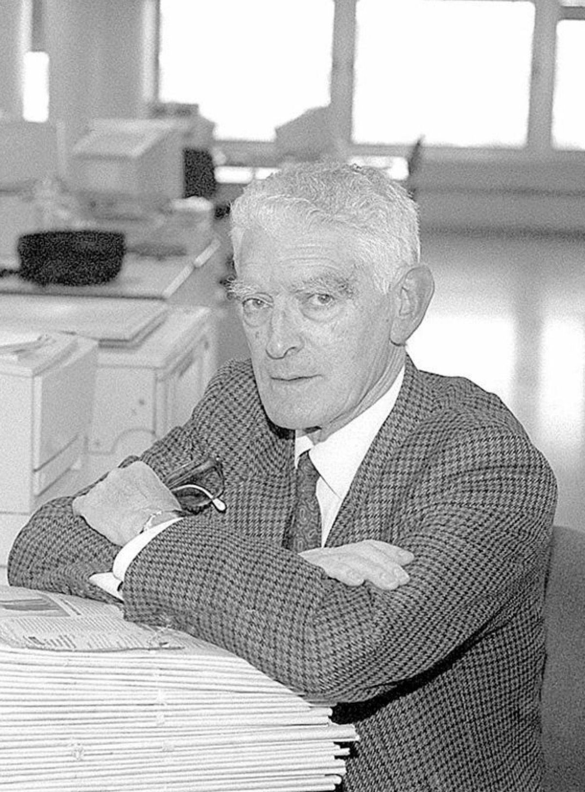 Rafael Belderrain, vicepresidente de la delegación de Asturias del colegio cuando todavía estaban unidos a León.