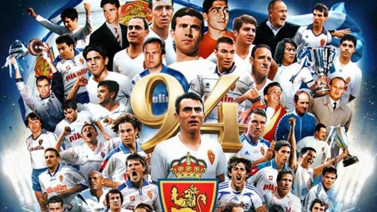 El cartel elaborado por el Real Zaragoza.