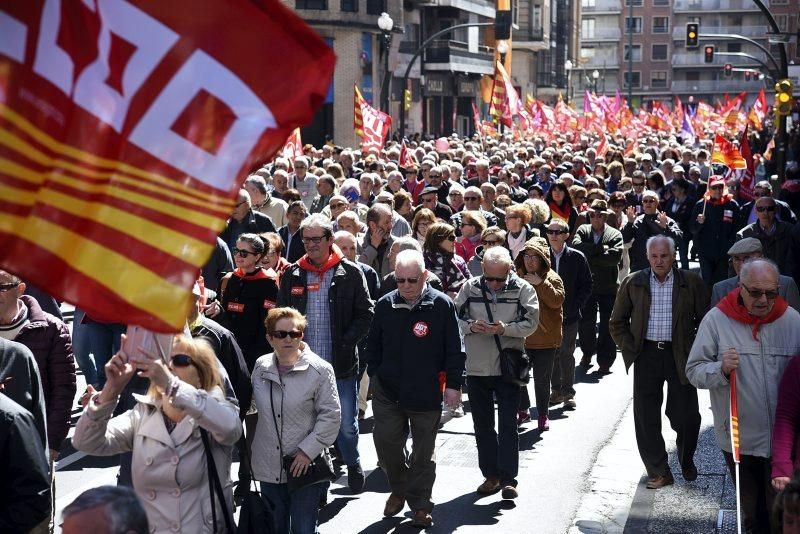 Fotod de la manifestación 1 de mayo- Día del trabajador