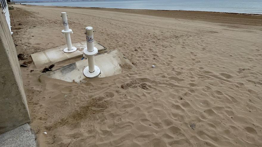 Contigo denuncia falta de previsión con las playas de Elche un año más