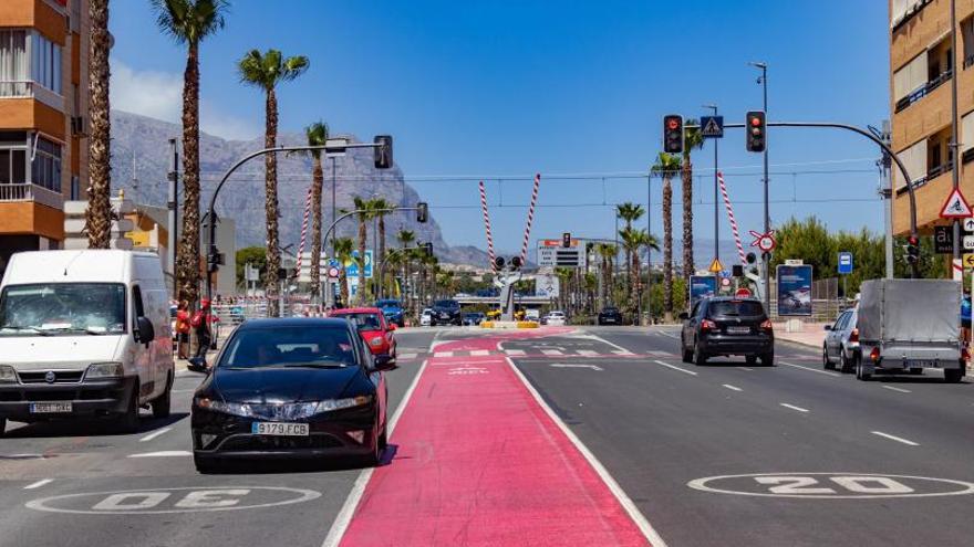 La zona de las obras donde estaba cortado un tramo del carril a la derecha. | INFORMACIÓN