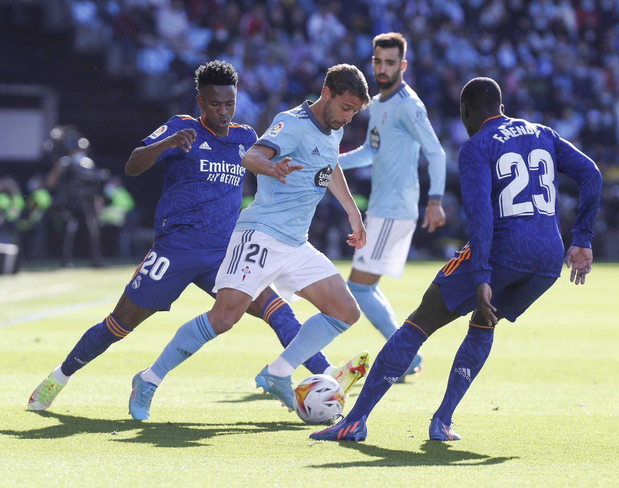 Así se está viviendo el cara a cara entre el Celta y el Madrid en Balaídos