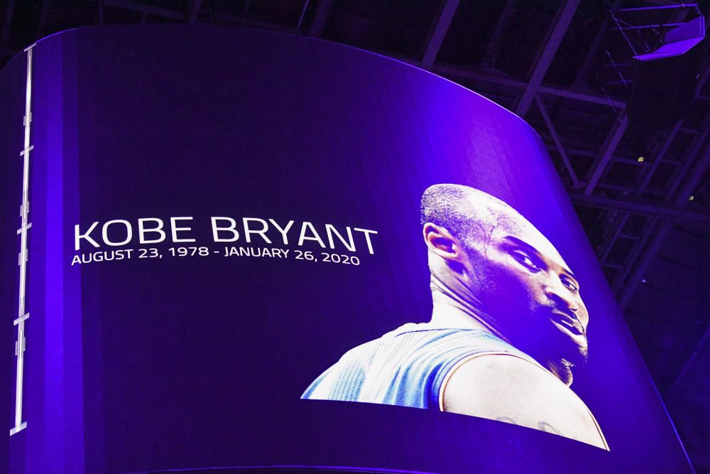 Luto en la NBA y en las calles por Kobe Bryant