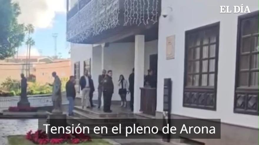 Tensión en el Ayuntamiento de Arona: "La sinvergüenza de Raquel García"