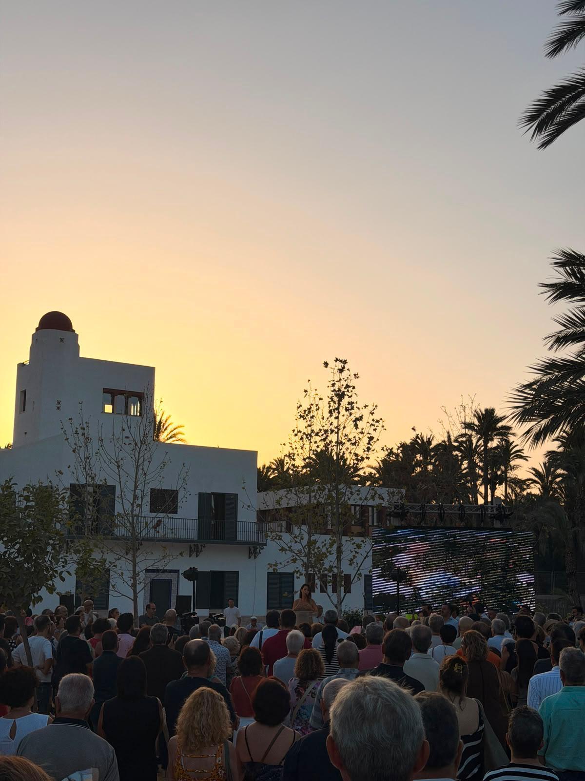 La fiesta de inauguración del Hort del Gat celebrada este miércoles por la tarde.