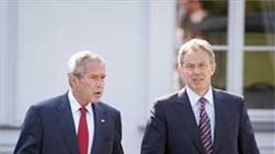 Bush y Blair, última reunión cara a cara