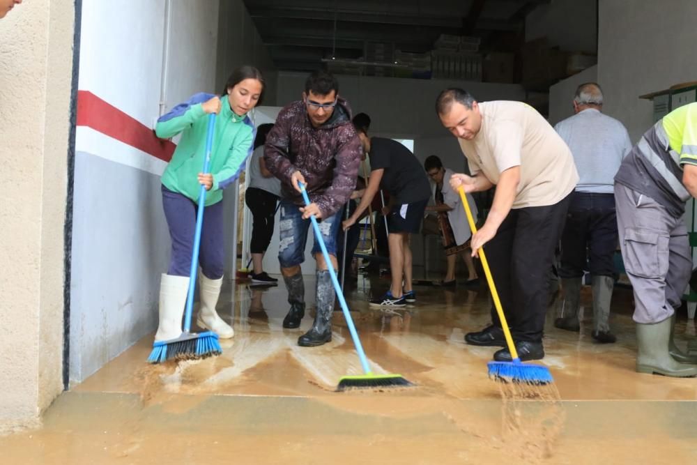 Las imágenes de la espectacular granizada en Roales