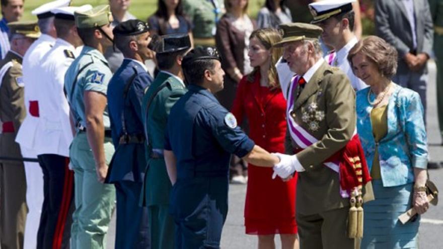 Los Reyes, en el Día de las Fuerzas Armadas