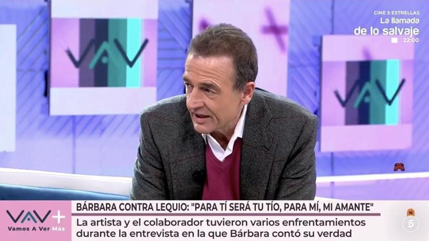 Alessandro Lequio se justifica tras el zarpazo de Bárbara Rey al recordarle que reconoció haber dado bofetadas a mujeres: &quot;Era ingenuo&quot;