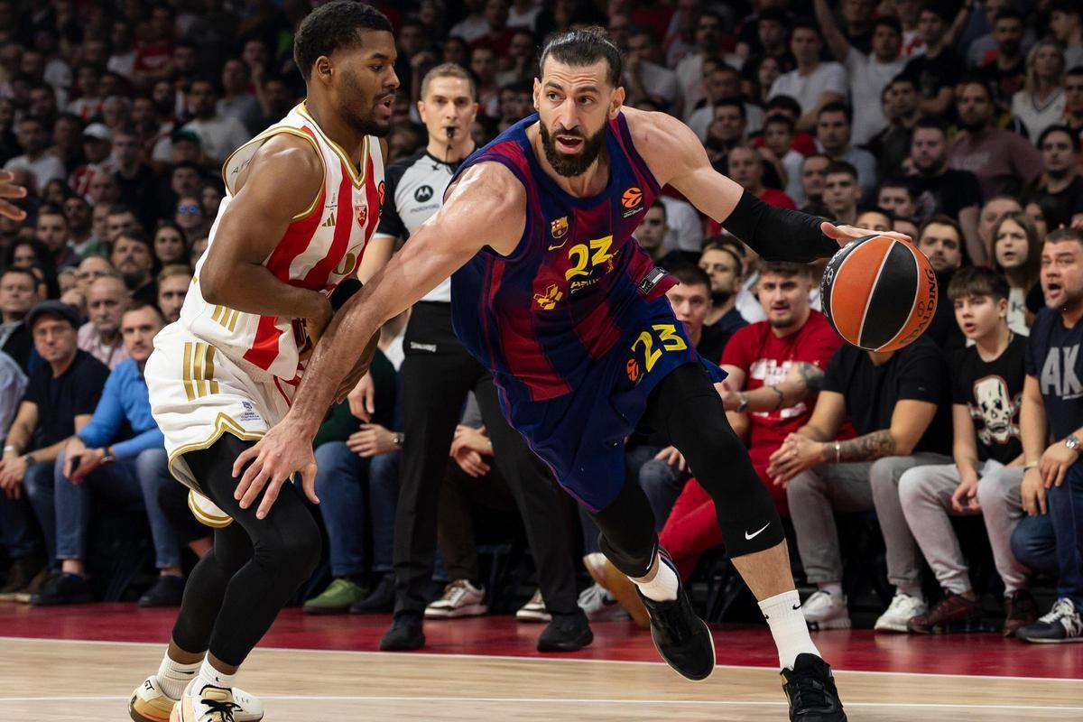 Shengelia volvió a ser el jugador regular y efectivo para contribuir al triunfo blaugrana