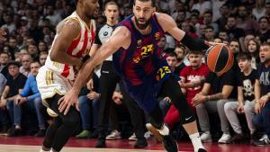 Shengelia volvió a ser el jugador regular y efectivo para contribuir al triunfo blaugrana