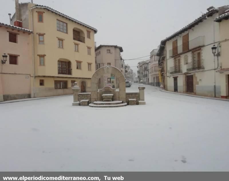 Cinctorres, cubierta por la nieve