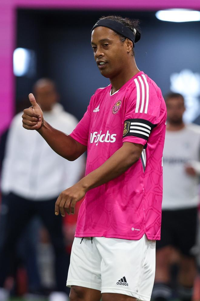 Las imágenes de Ronaldinho en la Kings League