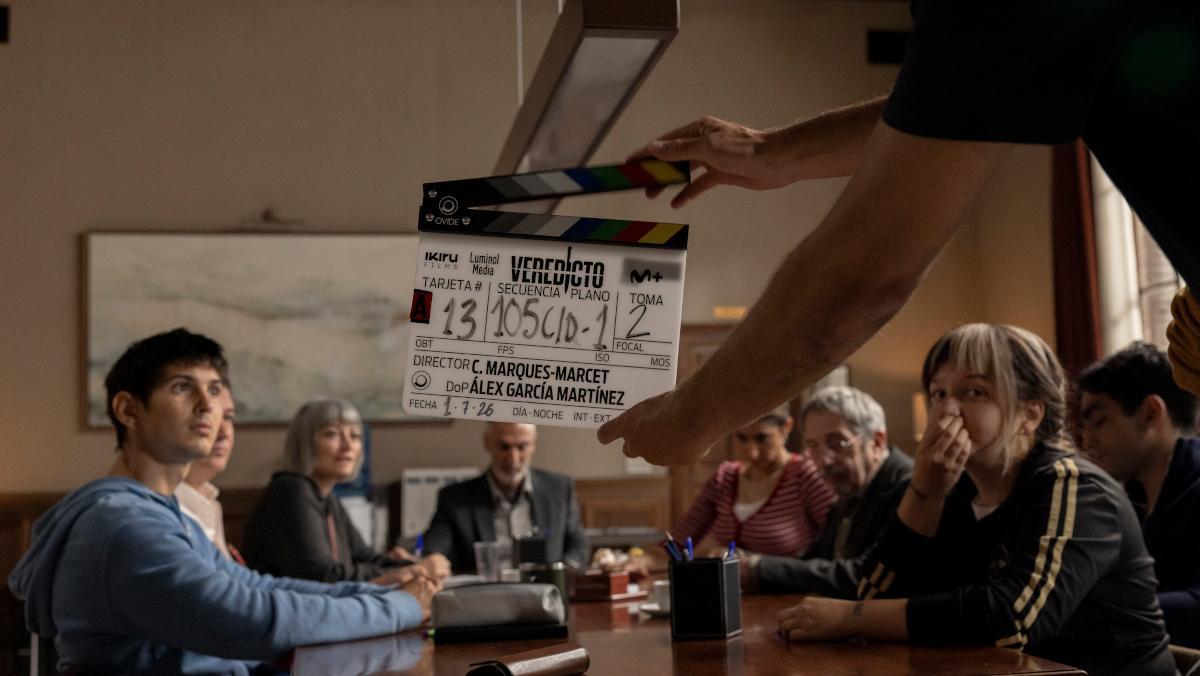 Rodaje de la serie de Movistar Plus 'Veredicto'