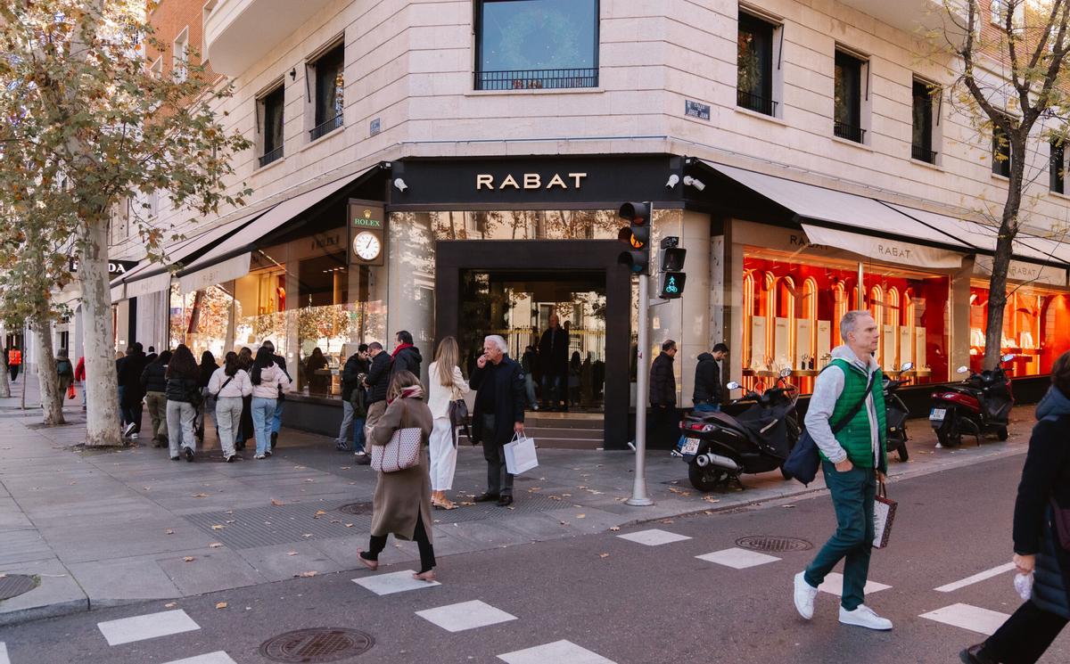 Joyería en la calle Serrano en Madrid