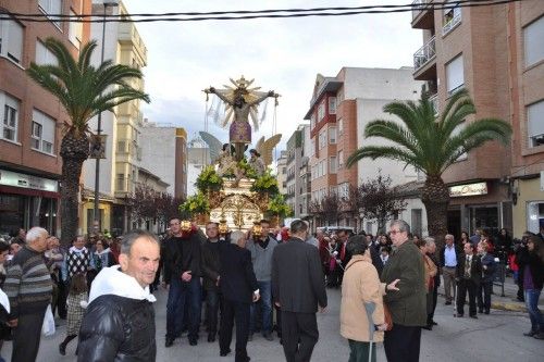 Regreso del Santo Cristo hasta su ermita desde San Jose? Obrero en Cieza