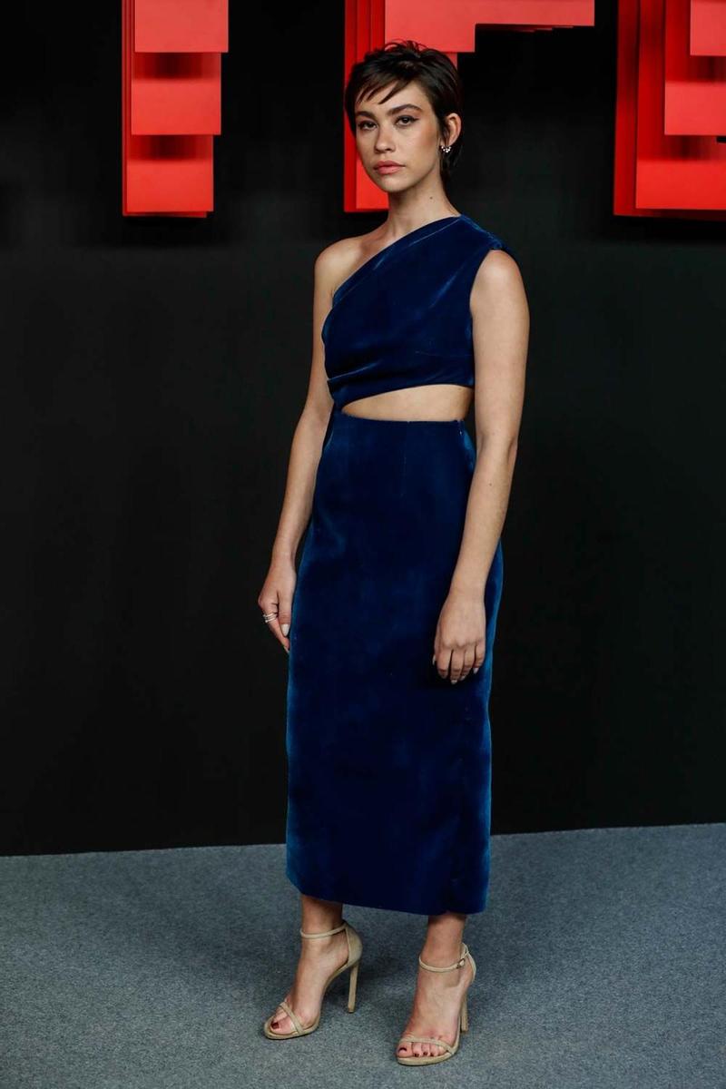 Greta Fernández en la inauguración de la nueva sede de Netflix en Madrid