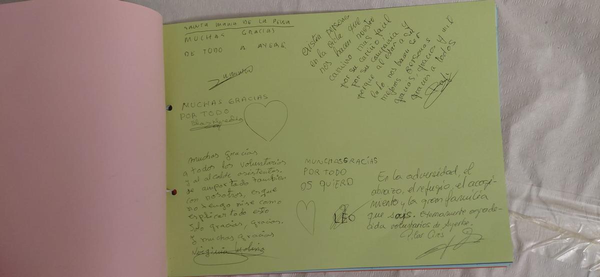En imágenes | Recopilatorio de cartas hacia los voluntarios de Ayerbe durante el incendio de Las Peñas de Riglos