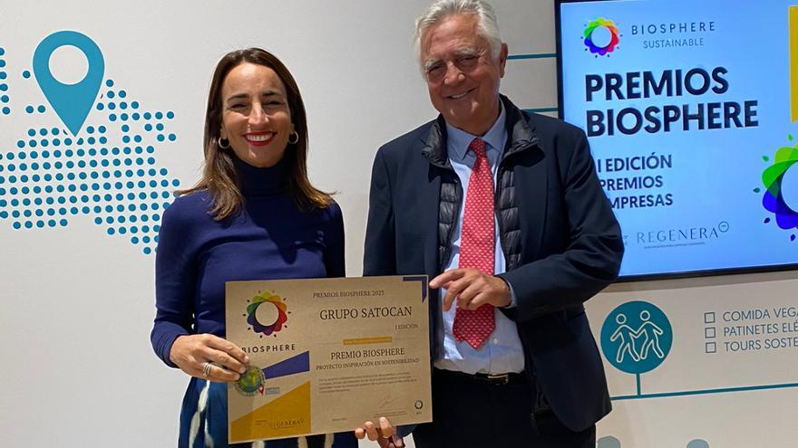 Satocan recibe el Premio Biosphere al proyecto Inspiración en sostenibilidad