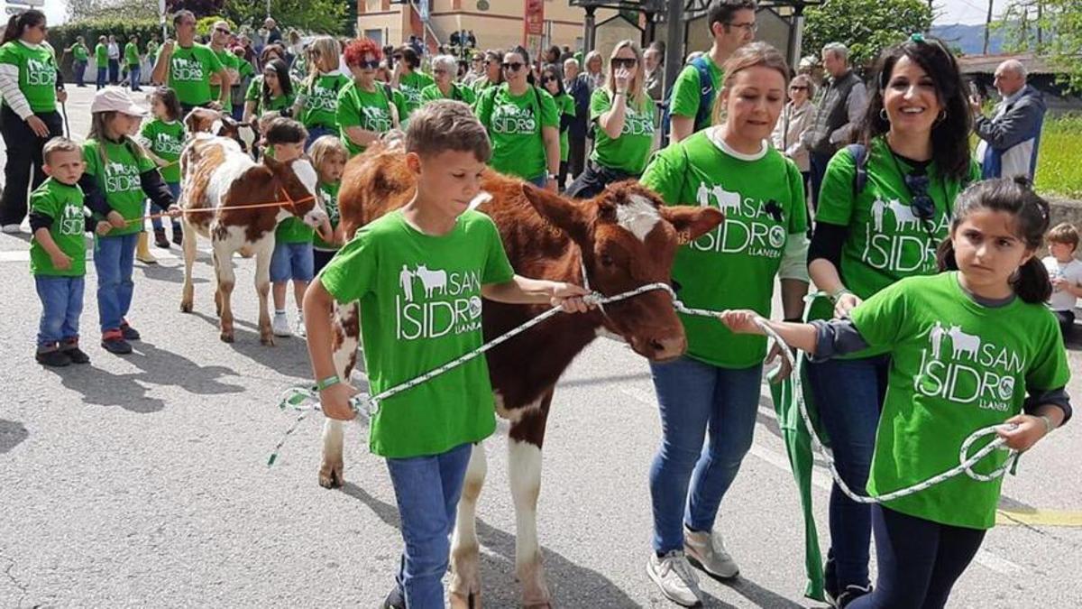 El desfile de San Isidro.