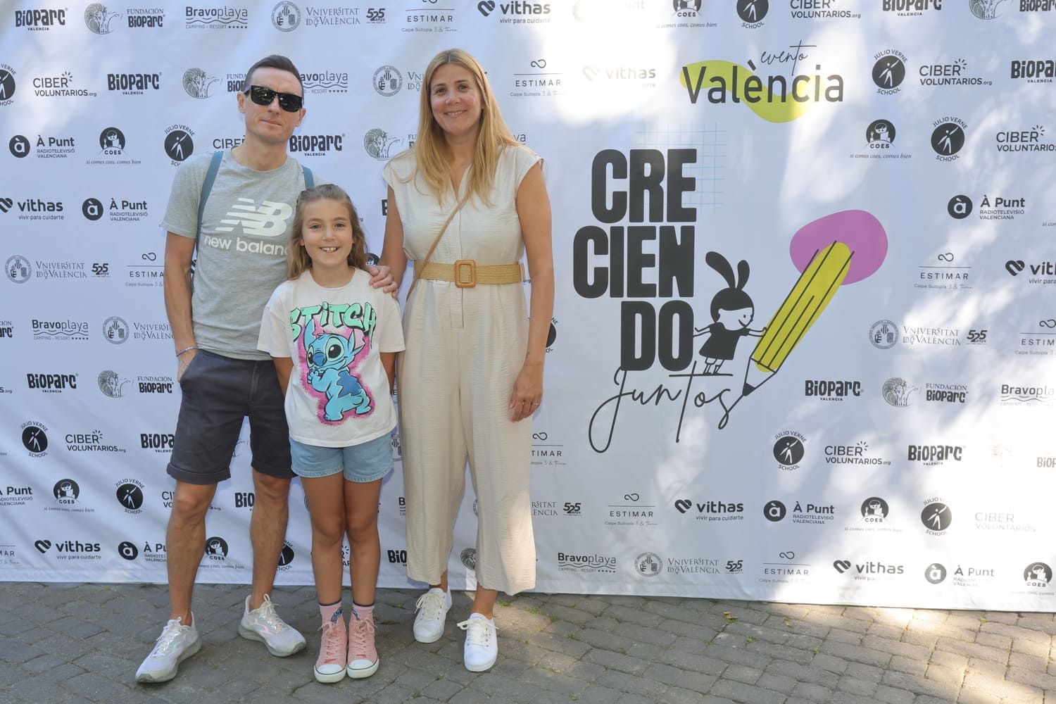 'Creciendo Juntos' en Bioparc València: photocall de todos los asistentes