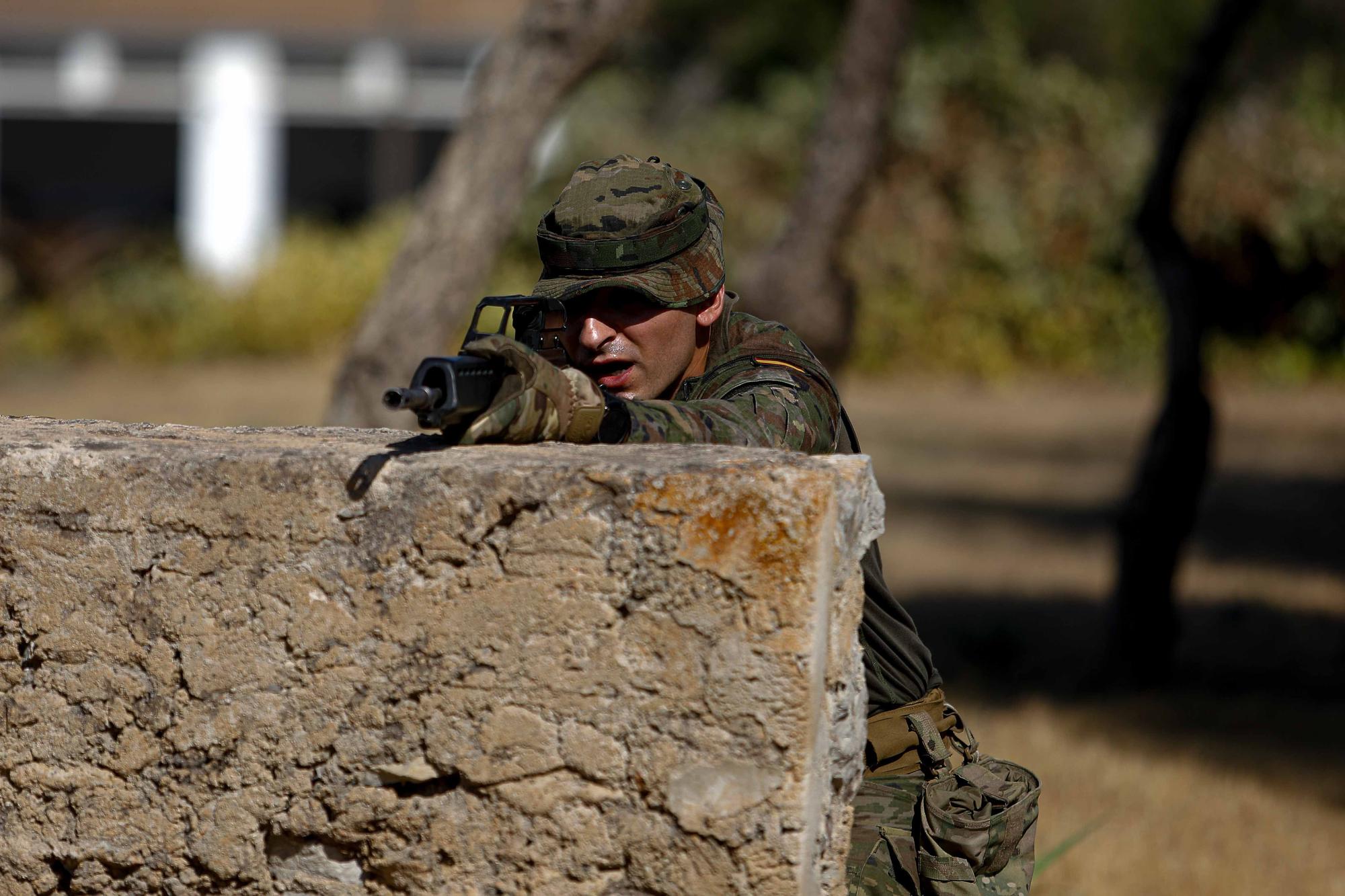 Militares en Ibiza: listos para la acción