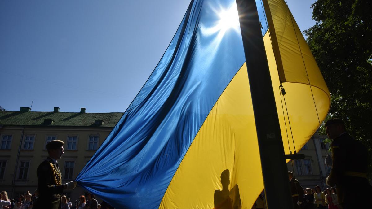 Bandera de Ucrania.