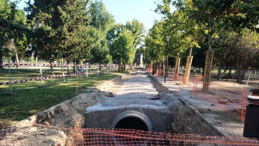 Última hora de las obras en el parque Tío Jorge de Zaragoza: las máquinas entran al bulevar