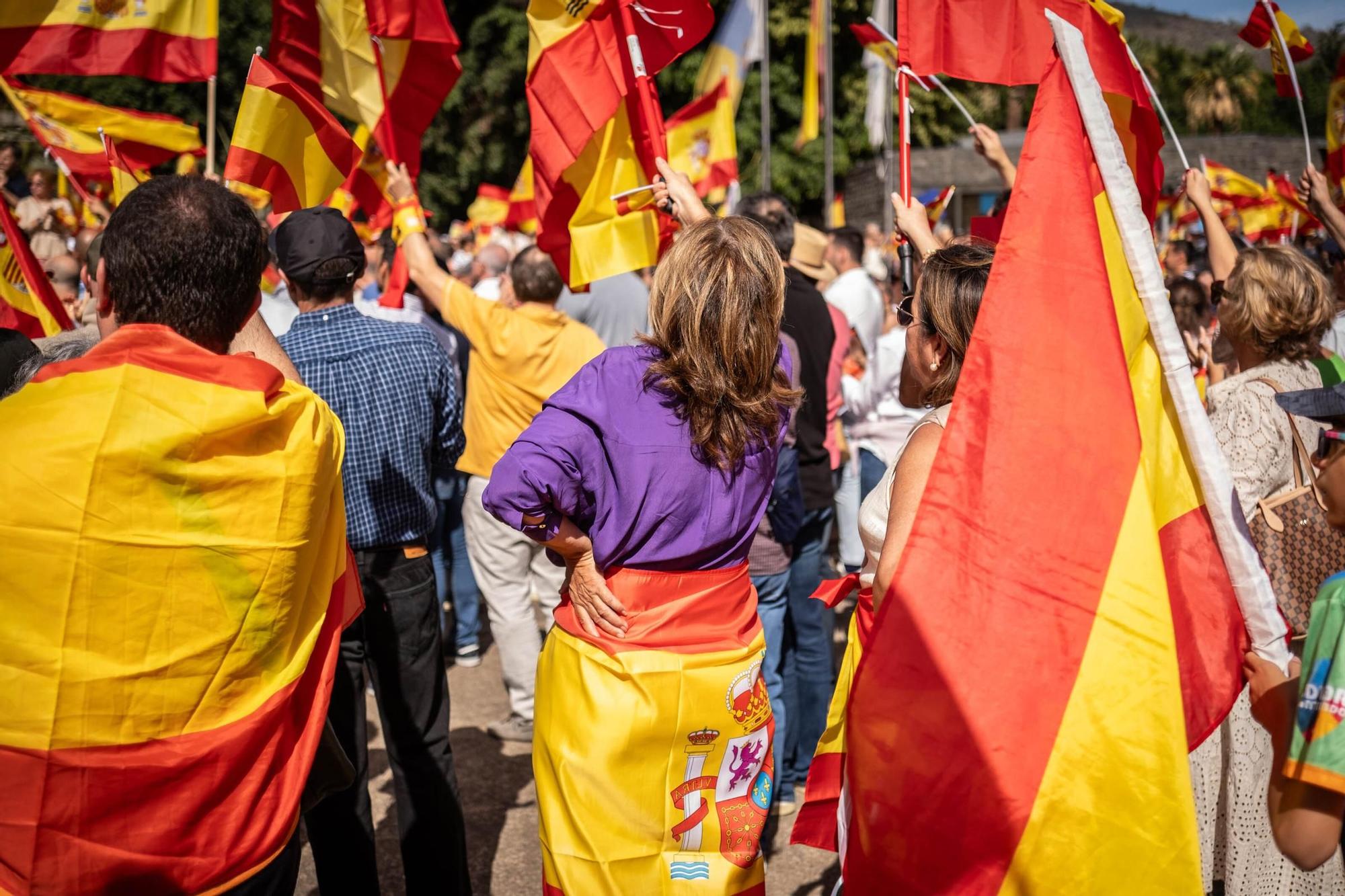 Manifestación contra la ley de amnistía en Santa Cruz de Tenerife