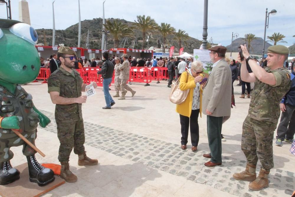 Entrega de dorsales para la Ruta de las Fortalezas de Cartagena