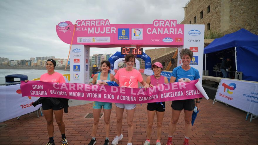 La Carrera de la Mujer reúne a 4.000 participantes en las calles de Gran Canaria