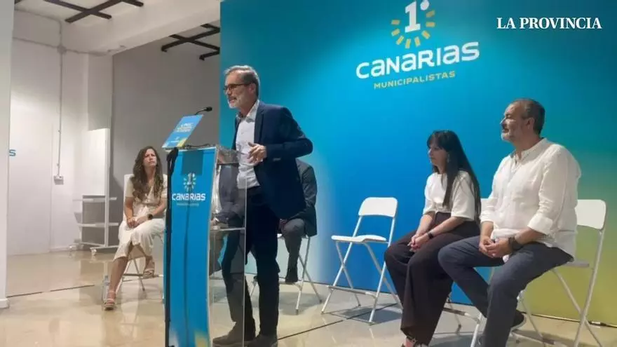 Presentación de Marcial Morales como candidato de Primero Canarias para Las Palmas de Gran Canaria
