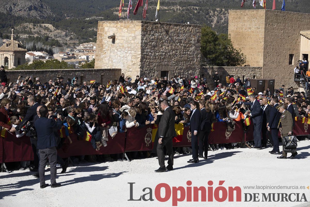 Visita de los reyes de España a Caravaca (explanada de la Basílica)
