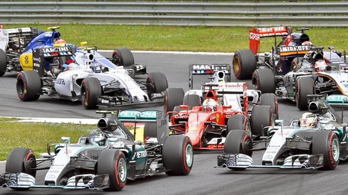 Acción en el pasado GP de Austria