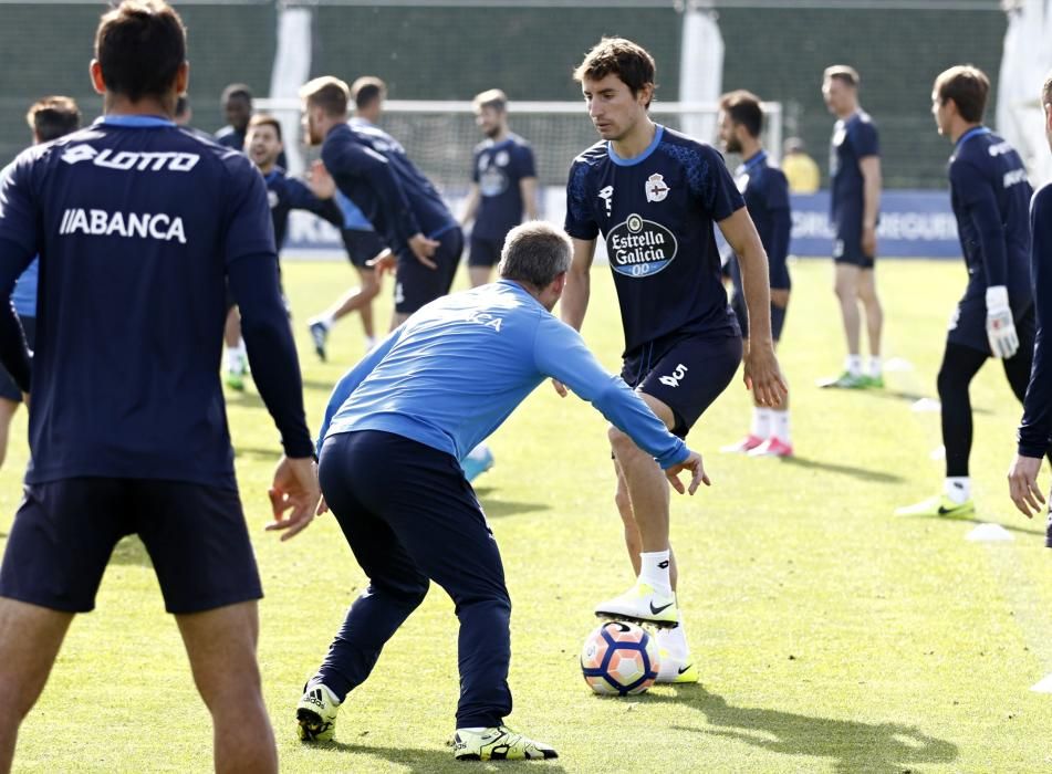 El Dépor prepara el duelo ante el Málaga