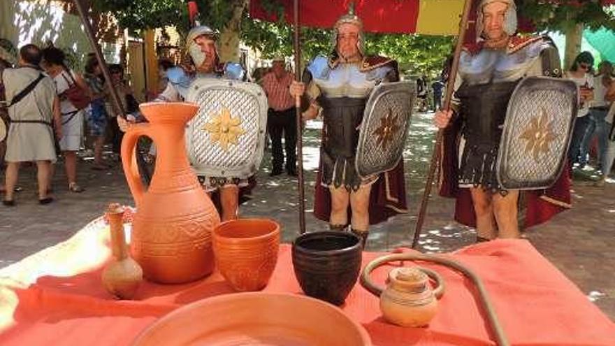 Tres romanos en la feria .