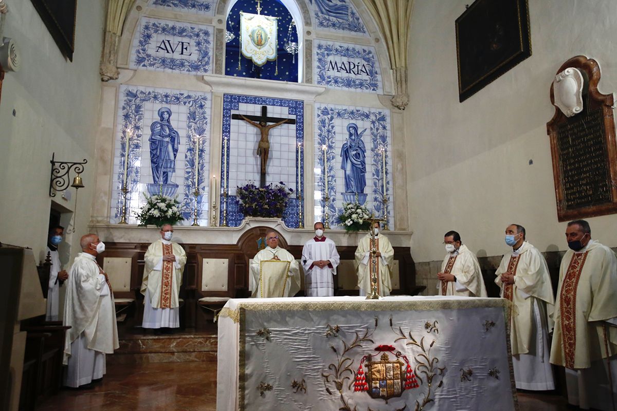 El obispo preside la tradicional misa de la festividad de la Virgen de la Fuensanta