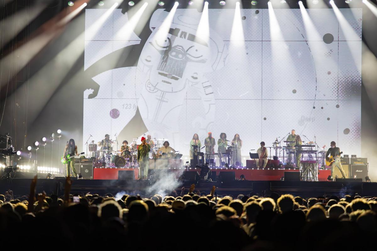 Gorillaz, durante su concierto en la tercera jornada del Primavera Sound 2026