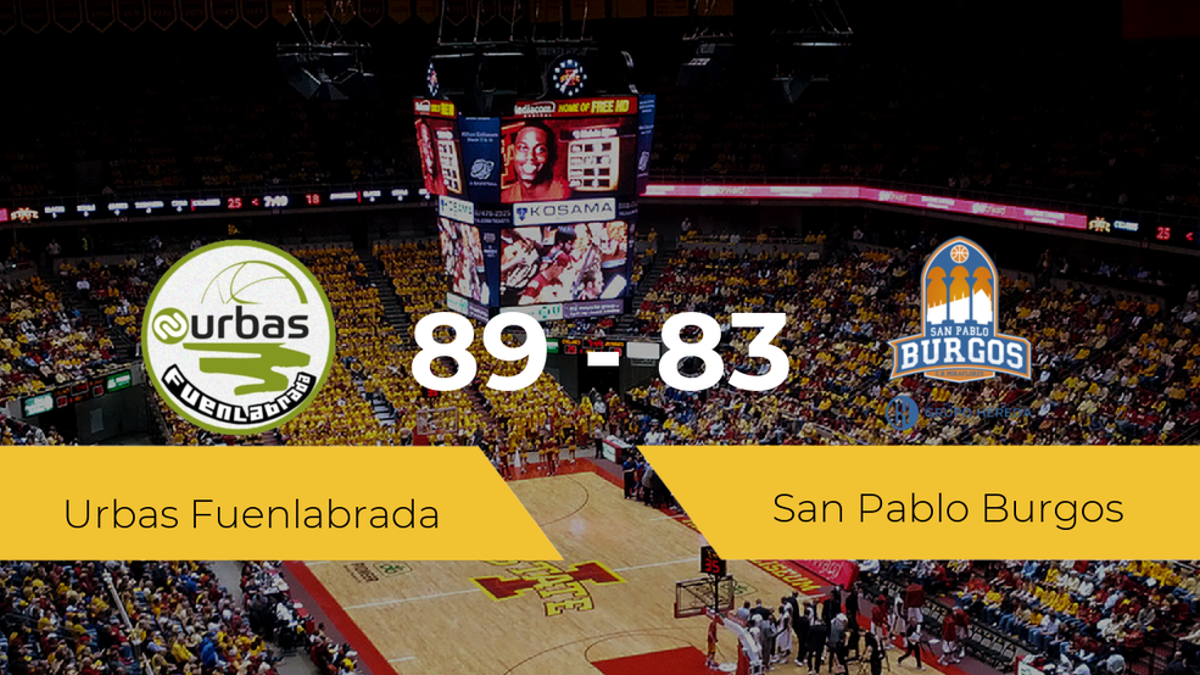 El Urbas Fuenlabrada se impone por 89-83 frente al San Pablo Burgos