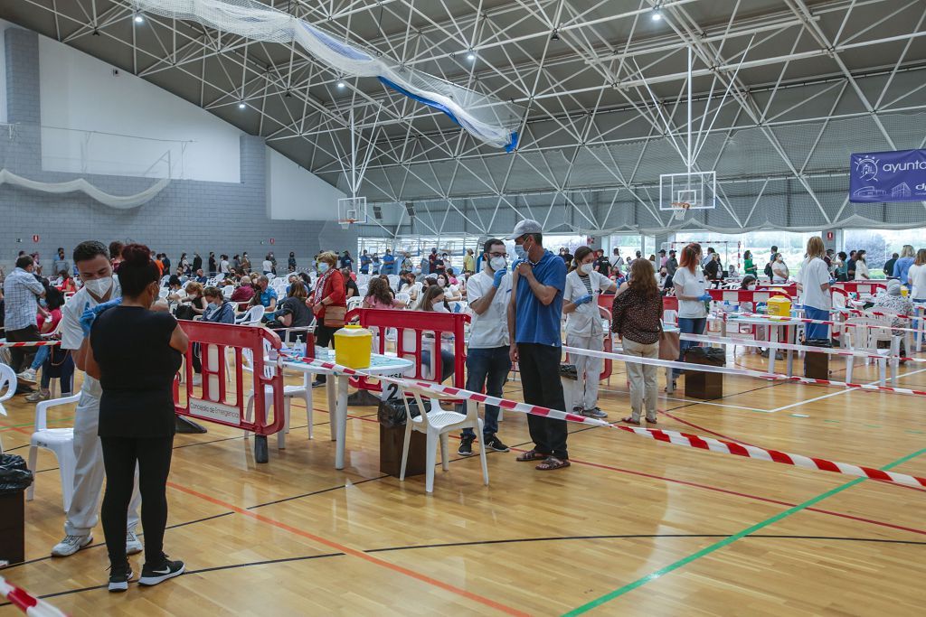 Vacunación del grupo de edad 40-49 en Lorca