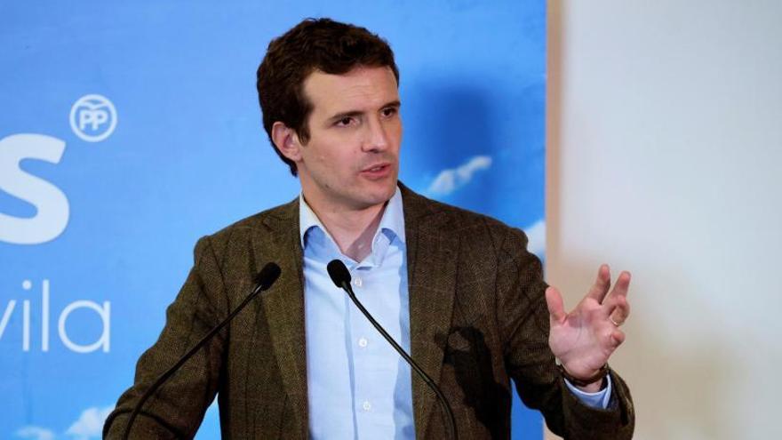 El líder del PP, Pablo Casado.