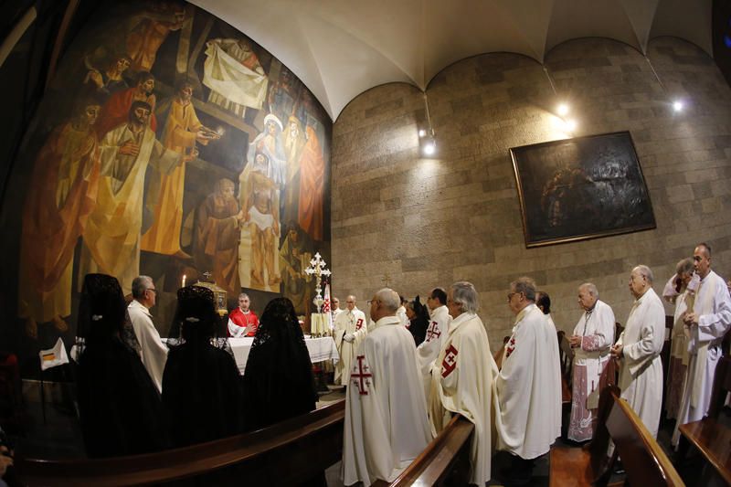 La Orden del Santo Sepulcro de Jerusalén tomó posesión de la Colegiata de san Bartolomé