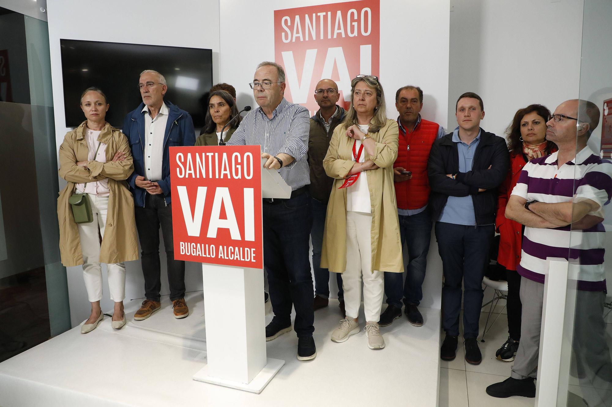 A noite electoral do BNG de Santiago en imaxes